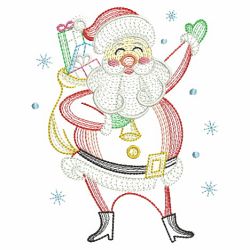 Rippled Santa 08(Lg) machine embroidery designs