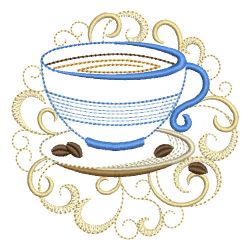 Vintage Delicious Coffee 01(Lg) machine embroidery designs