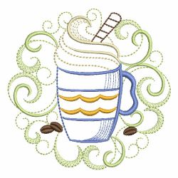 Vintage Delicious Coffee 02(Sm) machine embroidery designs