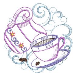 Vintage Delicious Coffee 05(Sm) machine embroidery designs