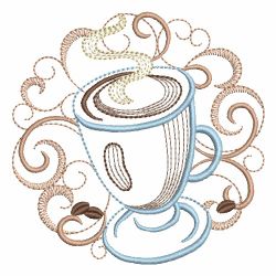 Vintage Delicious Coffee 09(Sm) machine embroidery designs