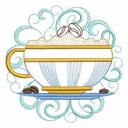 Vintage Delicious Coffee 10(Sm) machine embroidery designs