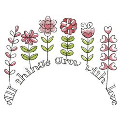 Doodle Garden 09(Md) machine embroidery designs