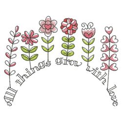 Doodle Garden 09(Lg) machine embroidery designs