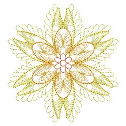 Rippled Colorful Snowflake 03(Md) machine embroidery designs