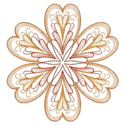 Rippled Colorful Snowflake 07(Md)