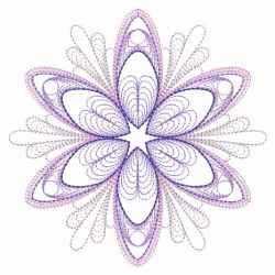 Rippled Colorful Snowflake 08(Sm) machine embroidery designs