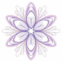 Rippled Colorful Snowflake 08(Md)