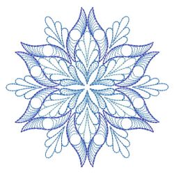 Rippled Colorful Snowflake 10(Lg) machine embroidery designs