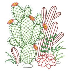 Vintage Cactus 01(Md) machine embroidery designs