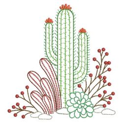 Vintage Cactus 02(Md) machine embroidery designs