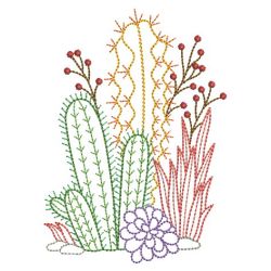 Vintage Cactus 03(Md) machine embroidery designs
