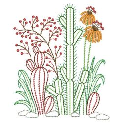 Vintage Cactus 04(Lg) machine embroidery designs