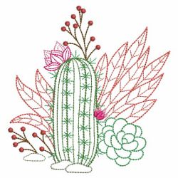 Vintage Cactus 07(Md) machine embroidery designs