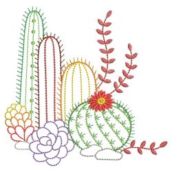 Vintage Cactus 09(Md) machine embroidery designs