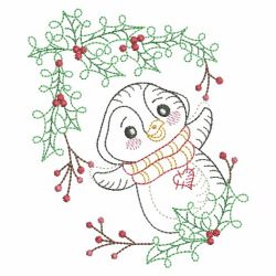 Vintage Christmas Animals 02(Md) machine embroidery designs