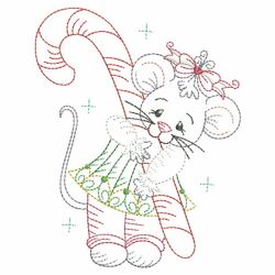 Vintage Christmas Animals 05(Md) machine embroidery designs