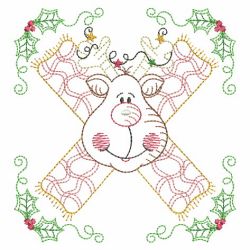 Vintage Christmas Animals 06(Sm) machine embroidery designs