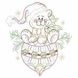 Vintage Christmas Animals 09(Md) machine embroidery designs