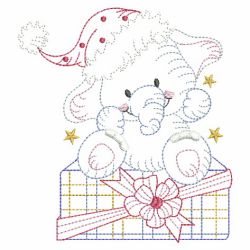 Vintage Christmas Animals 10(Md) machine embroidery designs