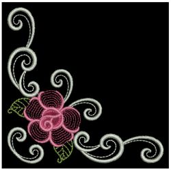 Heirloom Elegant Rose Corner 1 02 machine embroidery designs