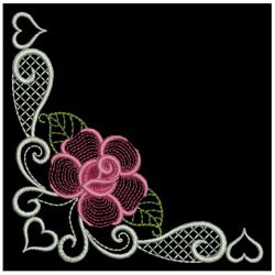 Heirloom Elegant Rose Corner 1 03 machine embroidery designs