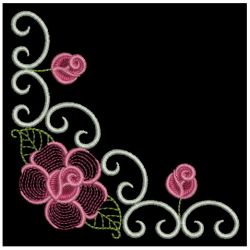 Heirloom Elegant Rose Corner 1 06 machine embroidery designs