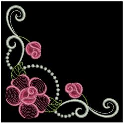 Heirloom Elegant Rose Corner 1 08 machine embroidery designs