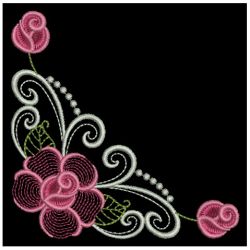 Heirloom Elegant Rose Corner 1 09 machine embroidery designs
