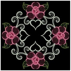 Heirloom Elegant Rose Quilts 01(Sm) machine embroidery designs