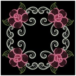 Heirloom Elegant Rose Quilts 02(Sm) machine embroidery designs