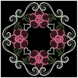 Heirloom Elegant Rose Quilts 07(Sm) machine embroidery designs