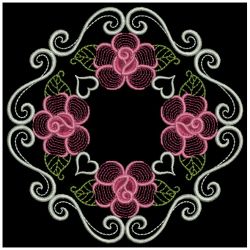 Heirloom Elegant Rose Quilts 07(Sm) machine embroidery designs