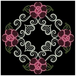 Heirloom Elegant Rose Quilts 08(Lg) machine embroidery designs