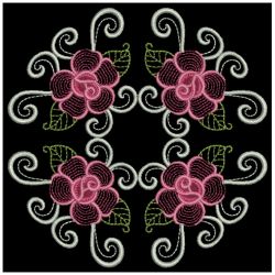 Heirloom Elegant Rose Quilts 09(Sm) machine embroidery designs