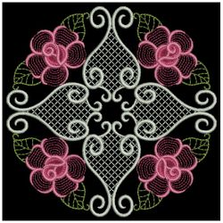 Heirloom Elegant Rose Quilts 10(Sm) machine embroidery designs