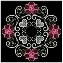 Heirloom Elegant Rose Quilts 13(Md) machine embroidery designs