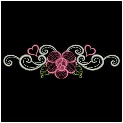 Heirloom Elegant Rose Border 1 02(Sm) machine embroidery designs