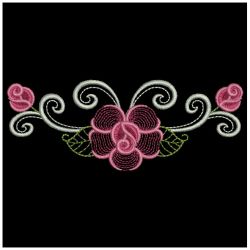 Heirloom Elegant Rose Border 1 05(Sm) machine embroidery designs