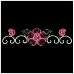 Heirloom Elegant Rose Border 1 06(Lg) machine embroidery designs
