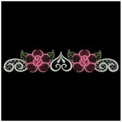 Heirloom Elegant Rose Border 1 07(Lg) machine embroidery designs
