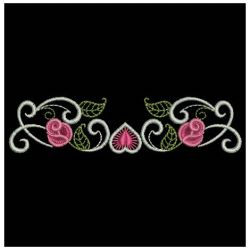 Heirloom Elegant Rose Border 2 04(Lg) machine embroidery designs