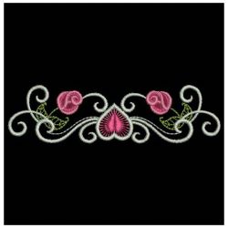 Heirloom Elegant Rose Border 2 09(Lg) machine embroidery designs