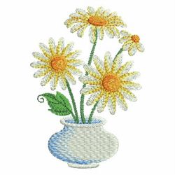 Heirloom Daisy 03 machine embroidery designs