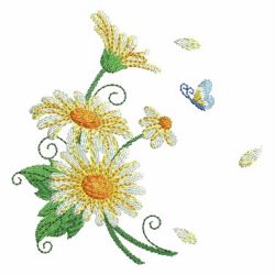 Heirloom Daisy 05 machine embroidery designs