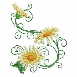 Heirloom Daisy 09 machine embroidery designs