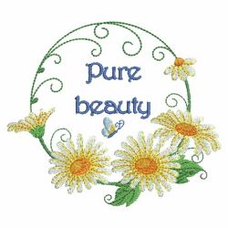 Heirloom Daisy 10 machine embroidery designs