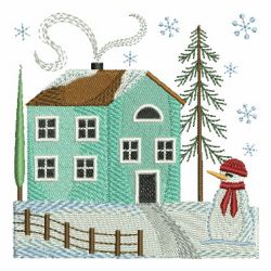 Country Frosty Forest 04 machine embroidery designs