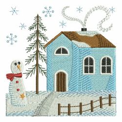 Country Frosty Forest 06 machine embroidery designs