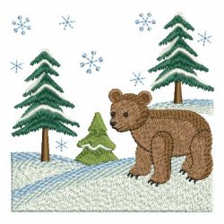 Country Frosty Forest 07 machine embroidery designs